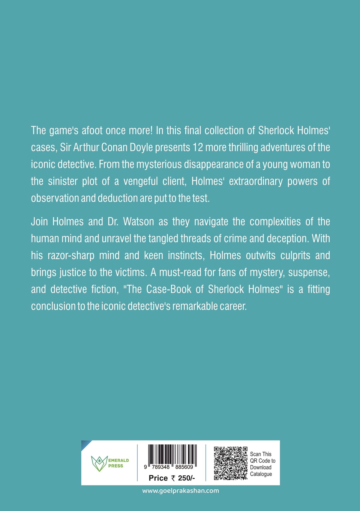The Case Book of Sherlock Holmes