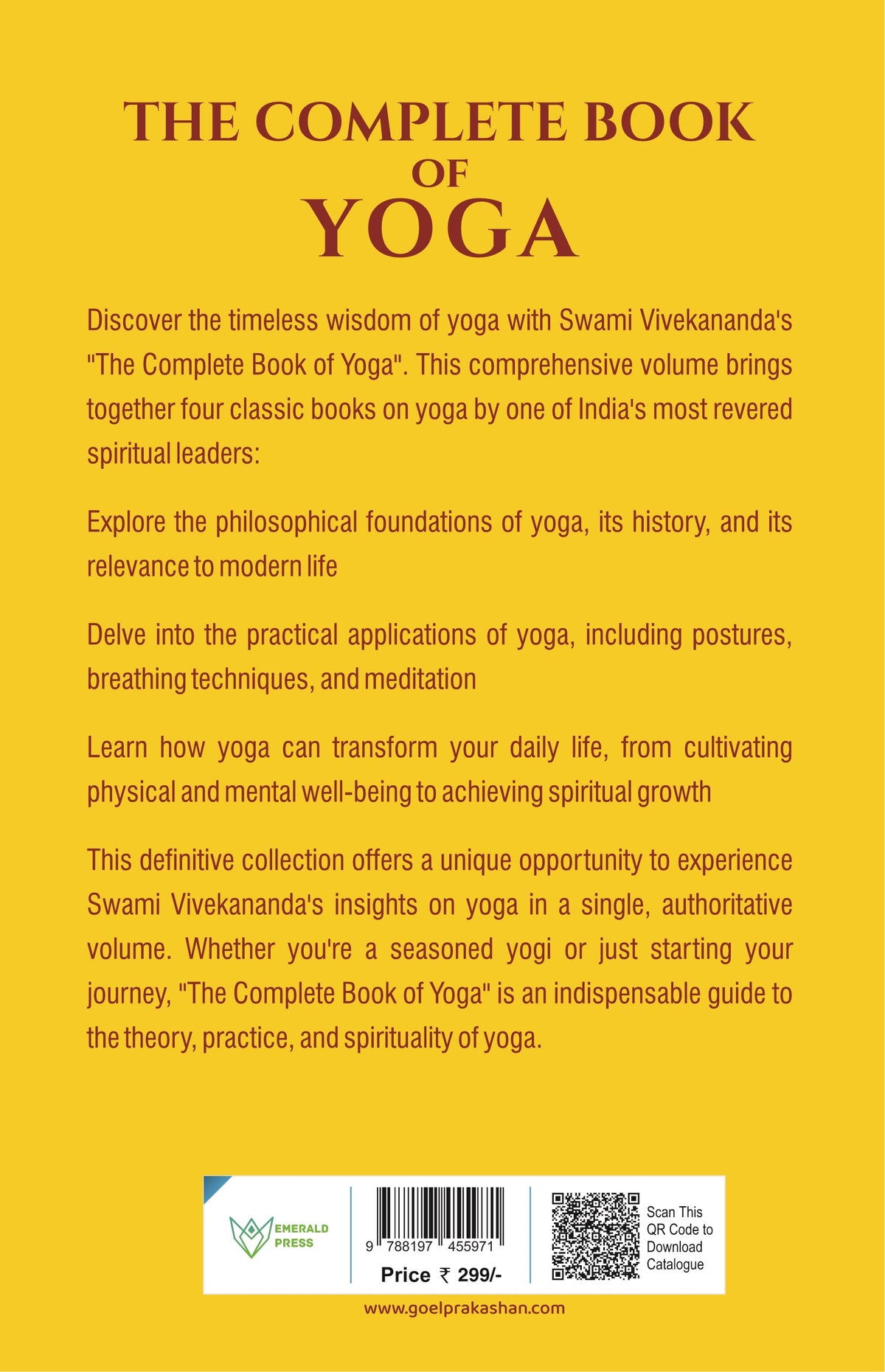 The Complete book of Yoga | Swami Vivekananda